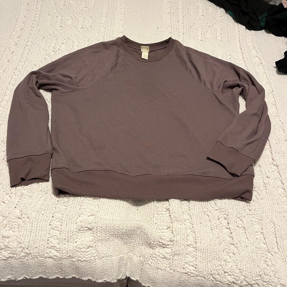 h&m medium purple sweater.